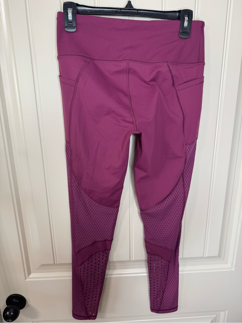 2/for $20 🪩 VS SPORT Plum High-Waist Side Pocket Leggings (Women’s Medium) - Picture 8 of 13